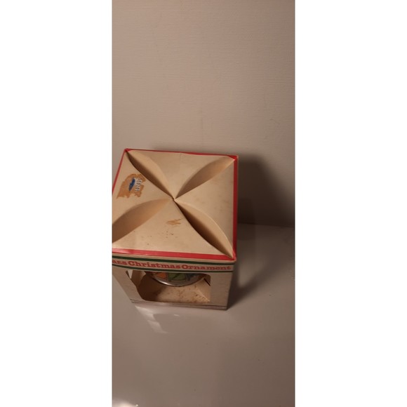 Christmas Ornament Vintage ENSCO in box, elf, stealing bad girl book - Picture 2 of 8